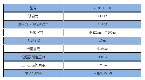 烧结砖压力试验机参数
