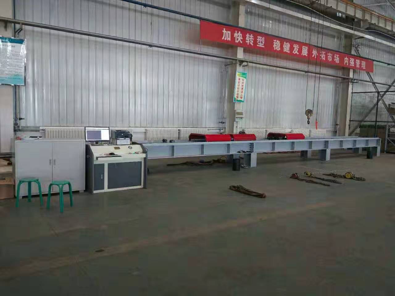 卧式拉力机现场