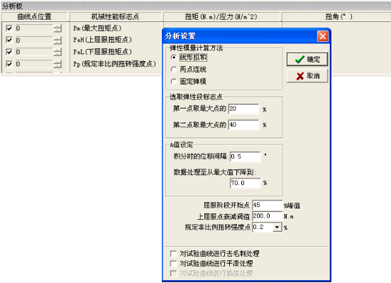 材料扭转试验机试验完成界面