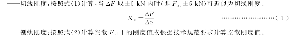 轨道橡胶弹簧垂向静刚度试验机测试要求